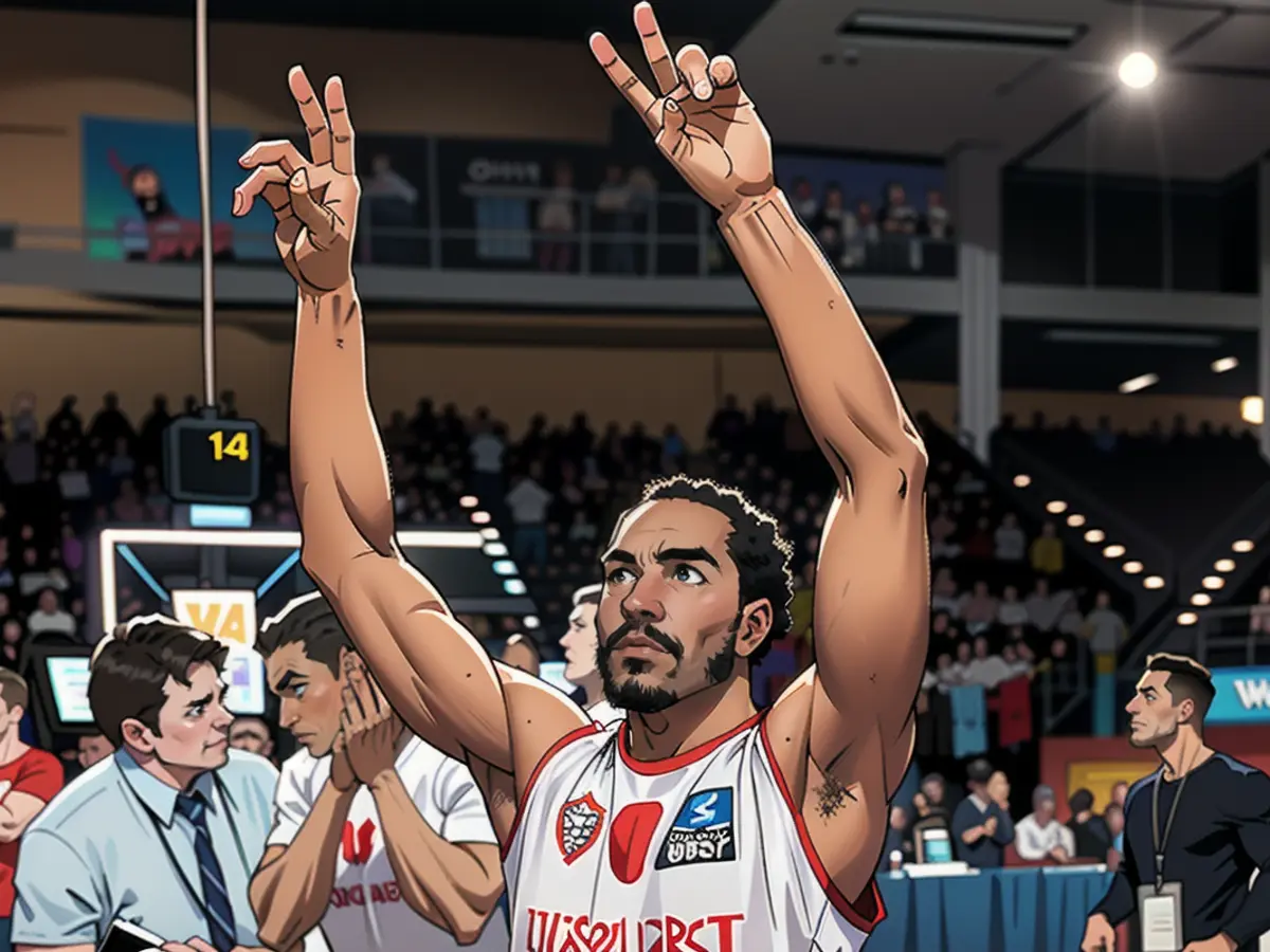 Otis Livingston played an outstanding season with Würzburg, finishing fifth after the main round