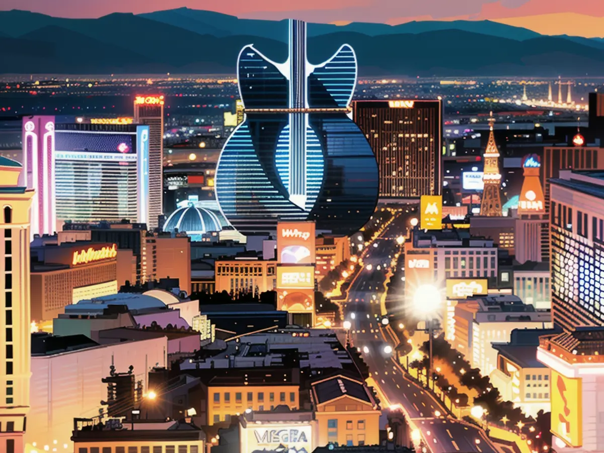 Mirage Casino on Las Vegas Strip Sets Final Shutdown Date The 36-story Hard Rock guitar tower will dominate the Las Vegas Strip when it debuts.