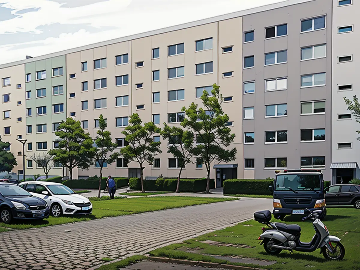 Crime scene: this prefabricated building in Plauen (Vogtland)