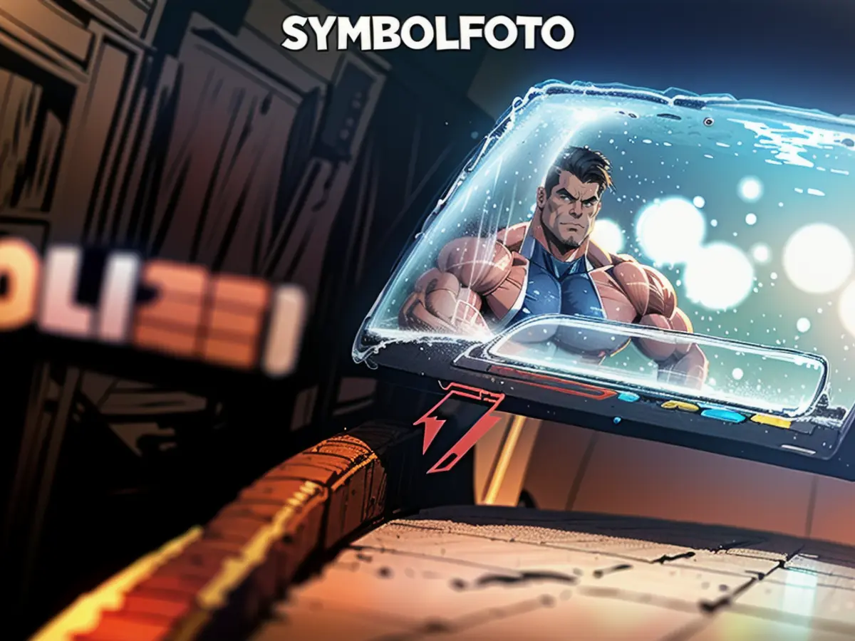 A masked individual uses a knife to rob a restaurant.