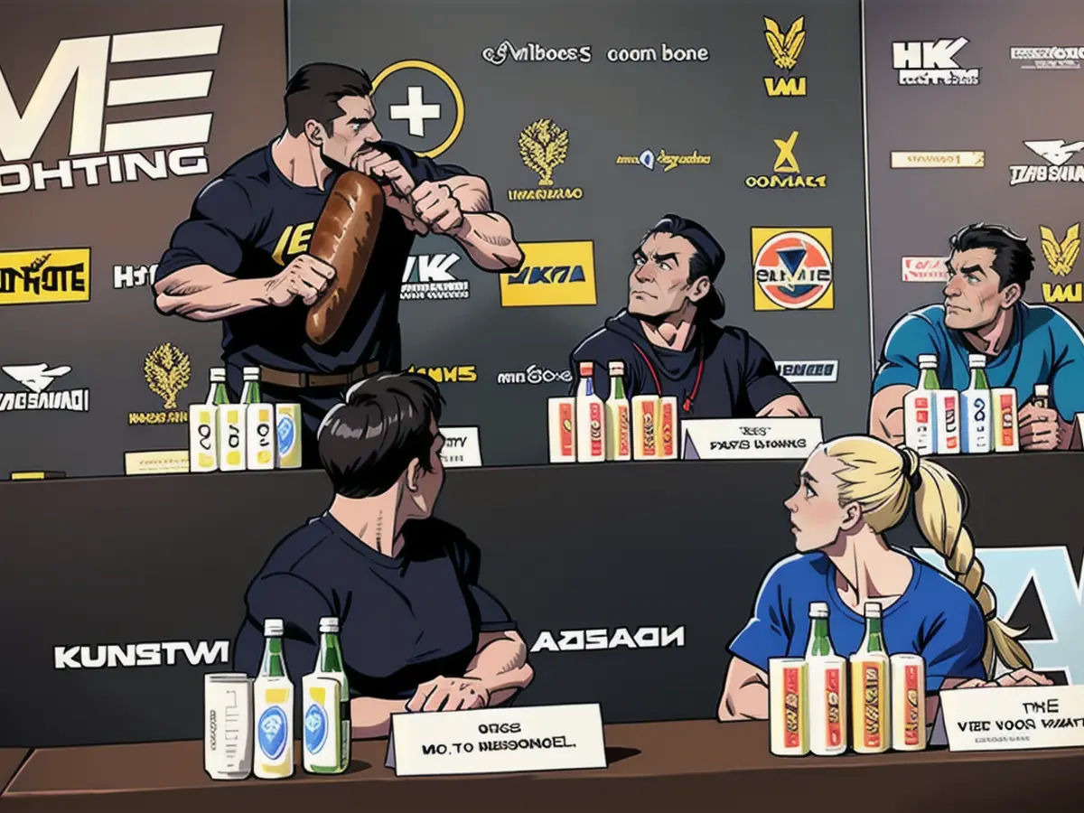 Bobby brought a baguette to the press conference, confusing his colleagues