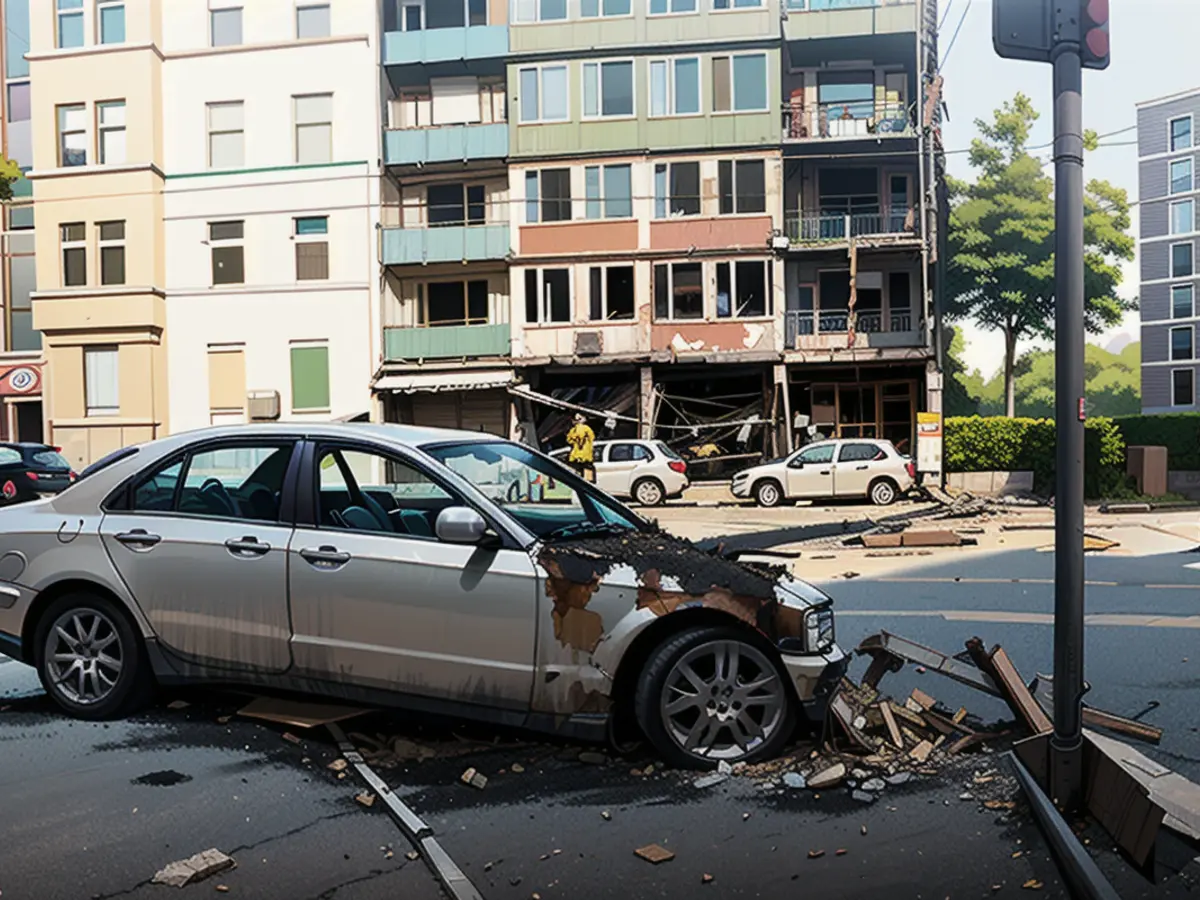 The full extent of the disaster becomes visible in daylight. The fact that the fire department was able to save so many residents is nothing short of a miracle