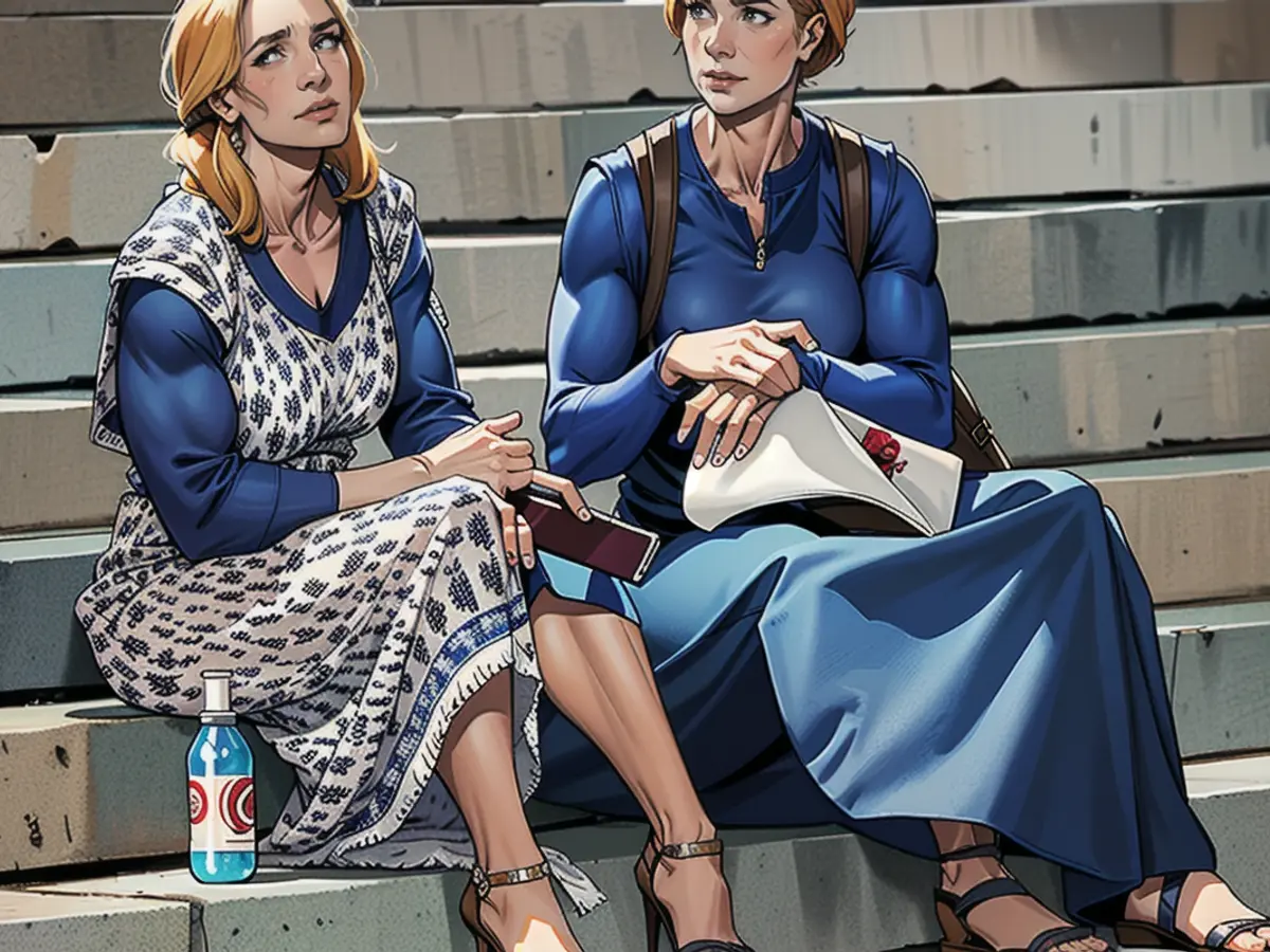 Sarah Jessica Parker (l.) and Cynthia Nixon in 