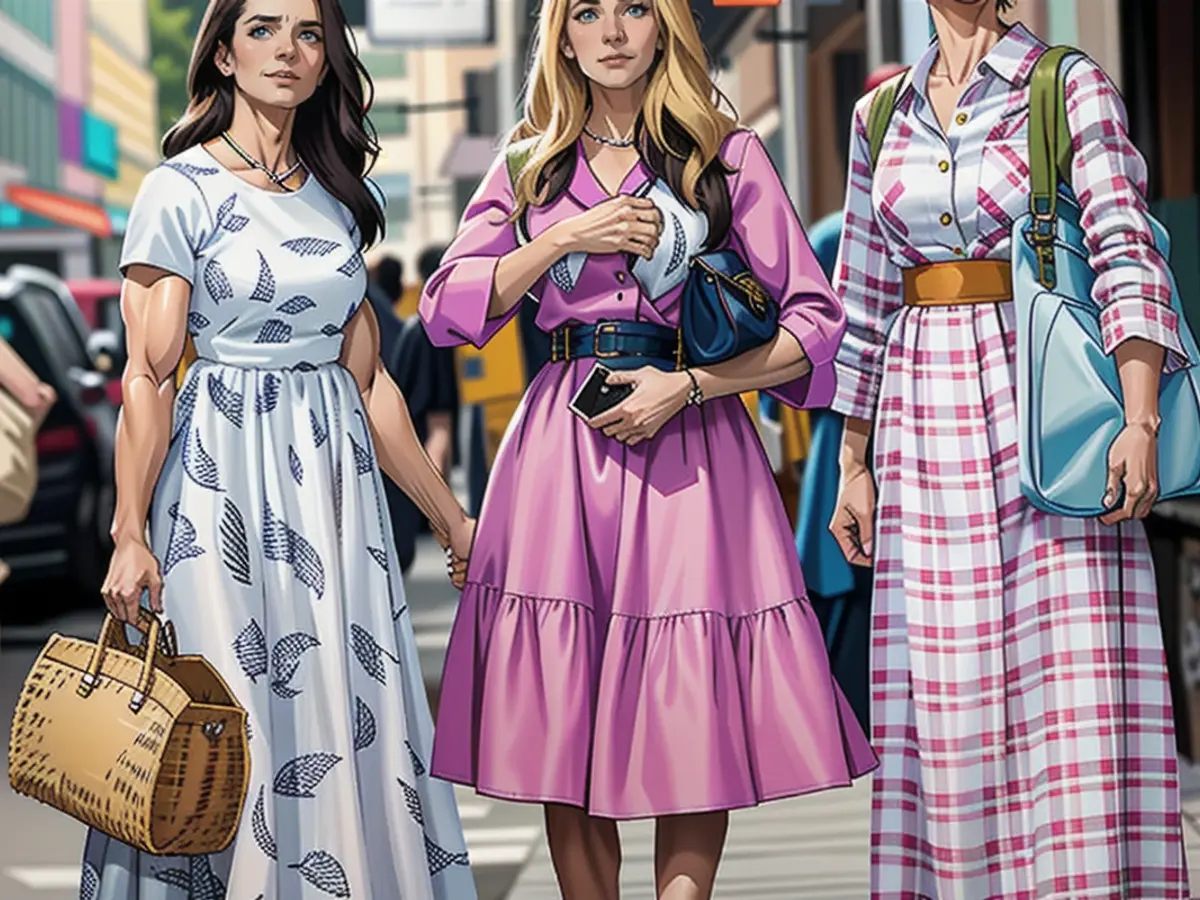 Just the three of them for two seasons: Kristin Davis, Sarah Jessica Parker and Cynthia Nixon (from left) had to make do without Kim Cattrall alias Samantha Jones in 