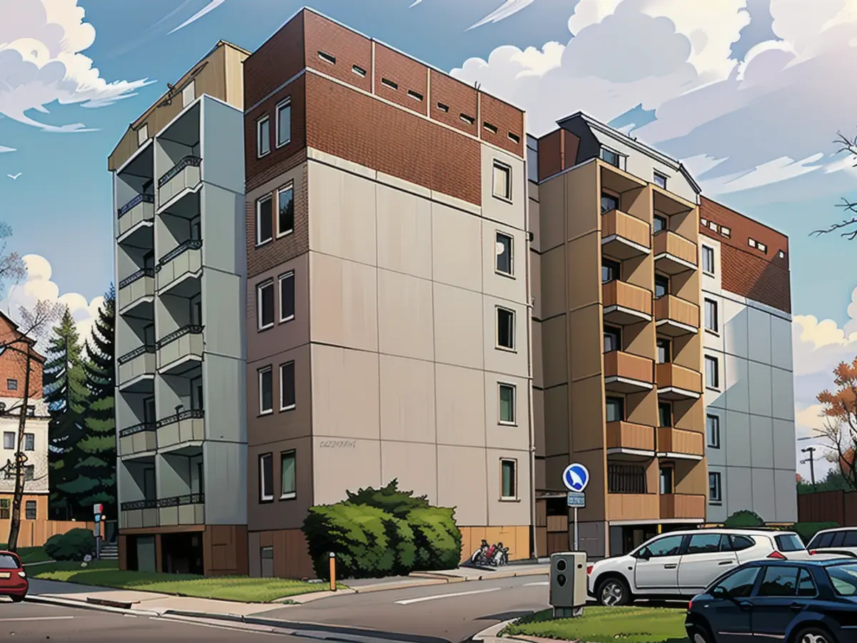 The family lived in this apartment building in Radeberg, where Basira H. was murdered