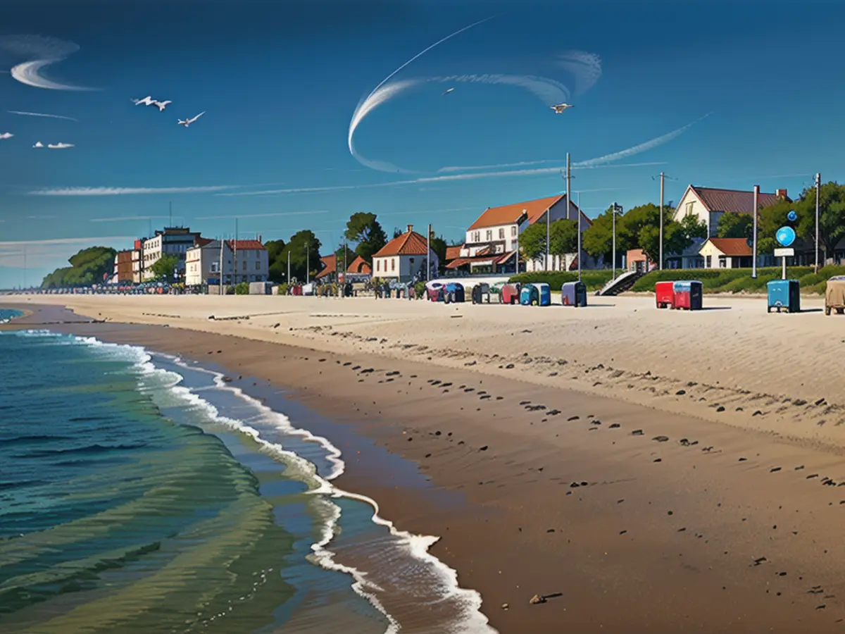 Bathers regularly injure themselves here: the beach on Föhr