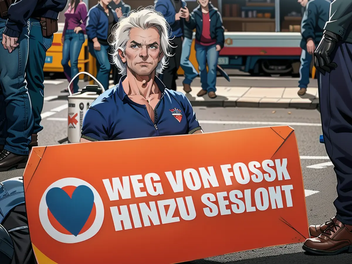 Christian Bläul auf einer Straße in Leipzig