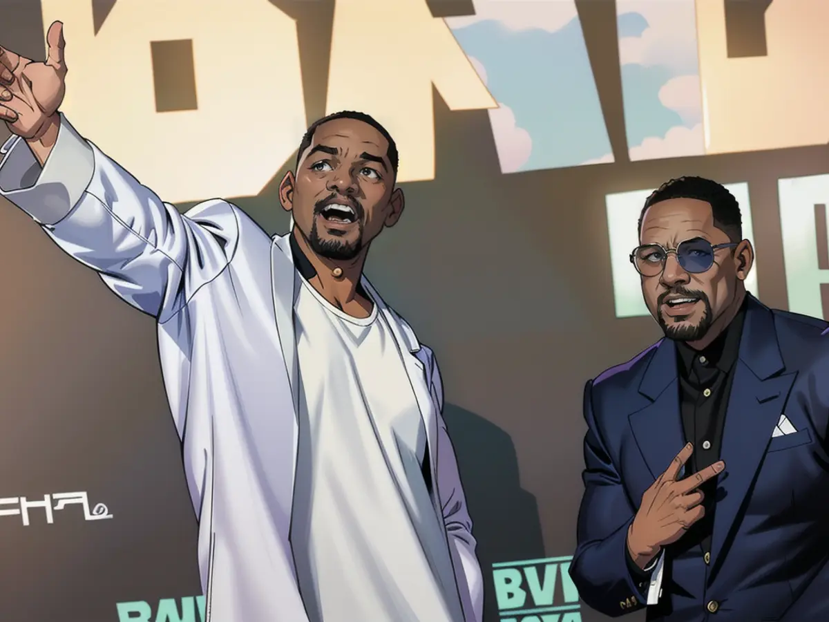 Will Smith und Martin Lawrence ließen sich bei der „Bad Boy“-Premiere in Berlin bejubeln