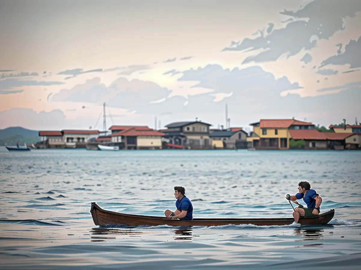 The island can only be reached by boat, transportation and cabs are provided by the guna themselves