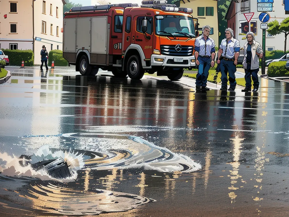 In Lindau on Lake Constance, the fire department is in constant operation