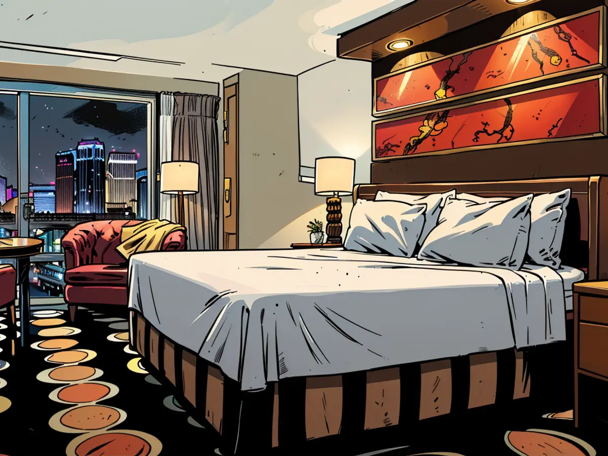 Vegas' Mirage Resort Announces Liquidation Sale This bedroom set is part of a 2BR tower suite selling for $2,500.
