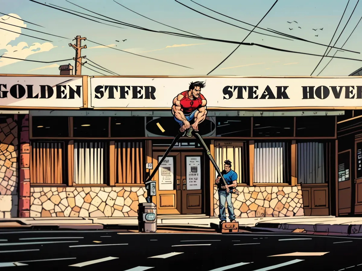 VEGAS MYTHS BUSTED: The Golden Steer Steakhouse Opened in 1958 The Golden Steer is shown shortly after opening in 1962, not 1958. Its address was 308 W. San Francisco St., the original name of Sahara Avenue, which wasn’t changed until February 1962.