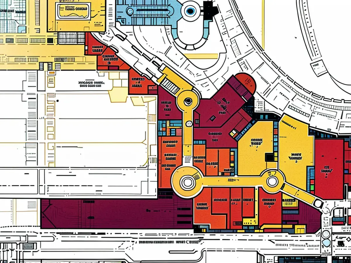MYSTERY SOLVED: MGM Bought $54M Sliver of Land to Expand Bellagio Retail Project Mojave’s second floor, with Las Vegas Boulevard to the right.