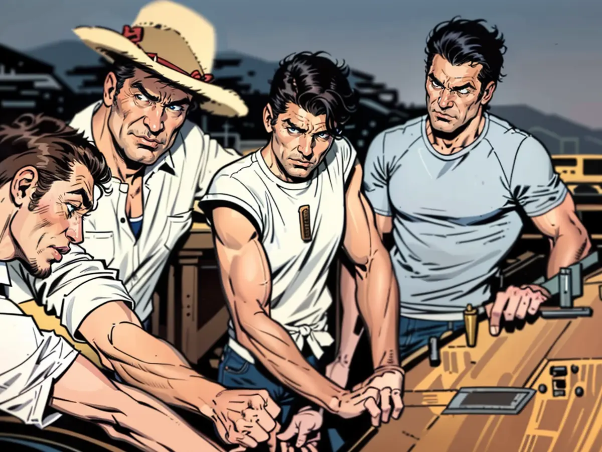 New Doc Spotlights Cast Who Died of Cancer After Shooting John Wayne Film Downwind of Nevada Test Site Wayne is taught how to operate a Geiger counter with his two sons during a break in filming on the set of “The Conqueror.”
