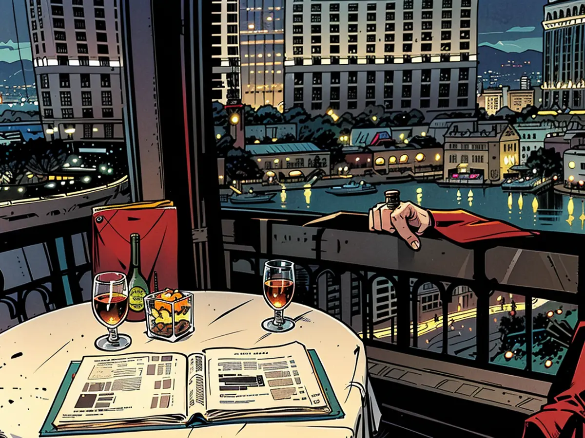 Eiffel Tower Table 56 offers a towering eyeful at the Eiffel Tower at Table 56.