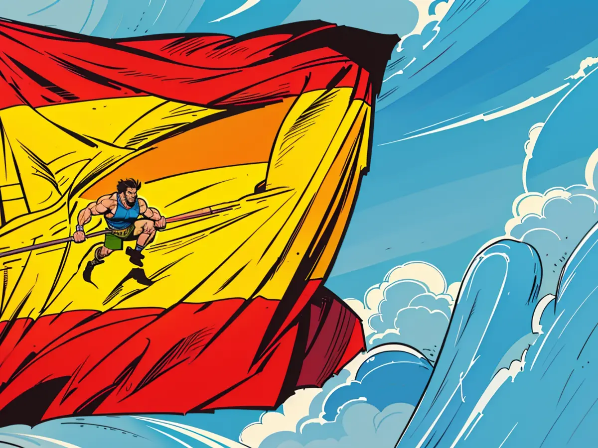 Spain flag Spain comfortably defeated Georgia in the Round of 16.